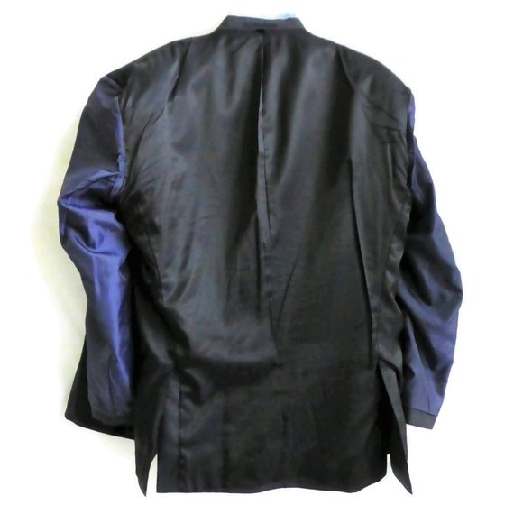 Jos A Bank Blazer Sports Coat Pure Wool Steel Grey 2 Button Dual Vent 42R - Picture 12 of 12